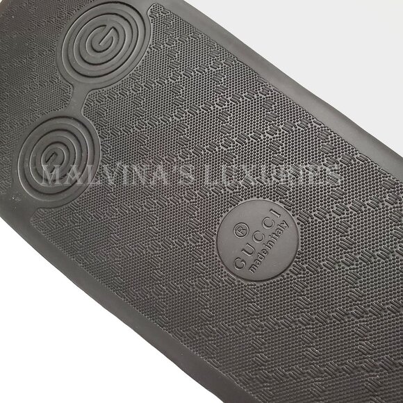 GUCCI SHOES MENS GG SUPREME CANVAS LOGO TIGER SLIDES SANDALS Size 9/ US 9.5 - Picture 13 of 15